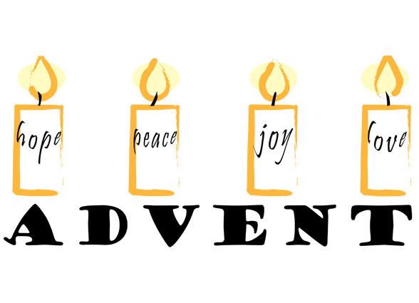 advent 2018 hope peace joy and love